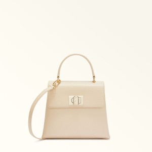 Borsa a Mano Furla 1927 Donna Crema | 1578-RAFEI