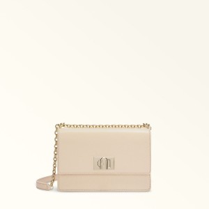 Borse Crossbody Furla 1927 Donna Crema | 2350-RLOIG