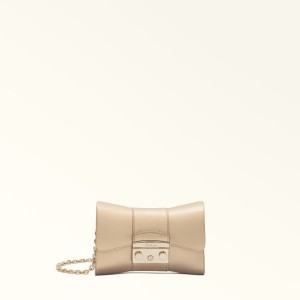 Borse Crossbody Furla METROPOLIS REMIX Donna Beige | 9213-ETSXO