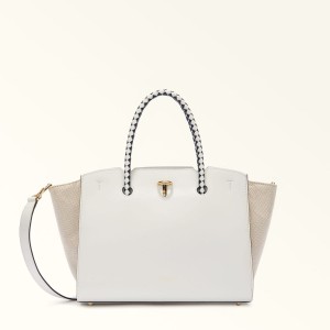 Totes Furla GENESI Donna Bianche | 4519-XAIHJ