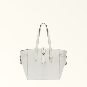 Totes Furla NET Donna Bianche | 0184-QJGZY