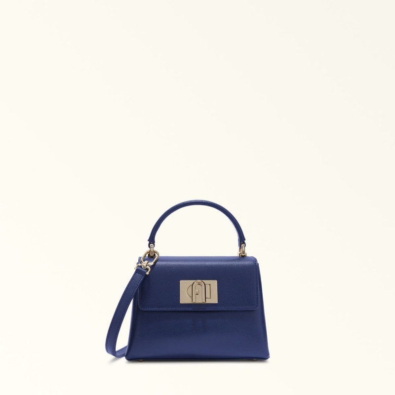 Borsa a Mano Furla 1927 Donna Blu Marino | 3109-KJLSO