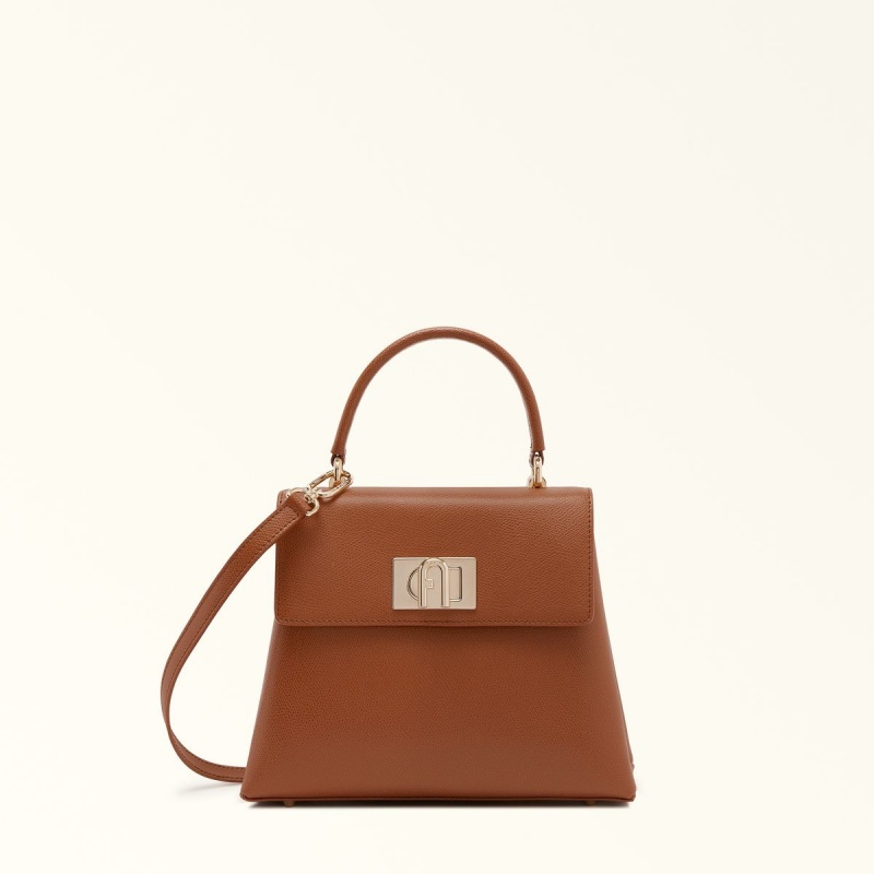 Borsa a Mano Furla 1927 Donna Marroni | 8957-WKHZI