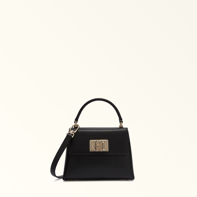 Borsa a Mano Furla 1927 Donna Nere | 6104-NHJVE