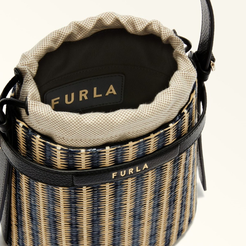 Borse A Secchiello Furla GIOVE Donna Nere | 7148-WQLJR