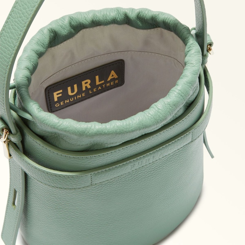 Borse A Secchiello Furla GIOVE Donna Verdi | 3172-NVBQG