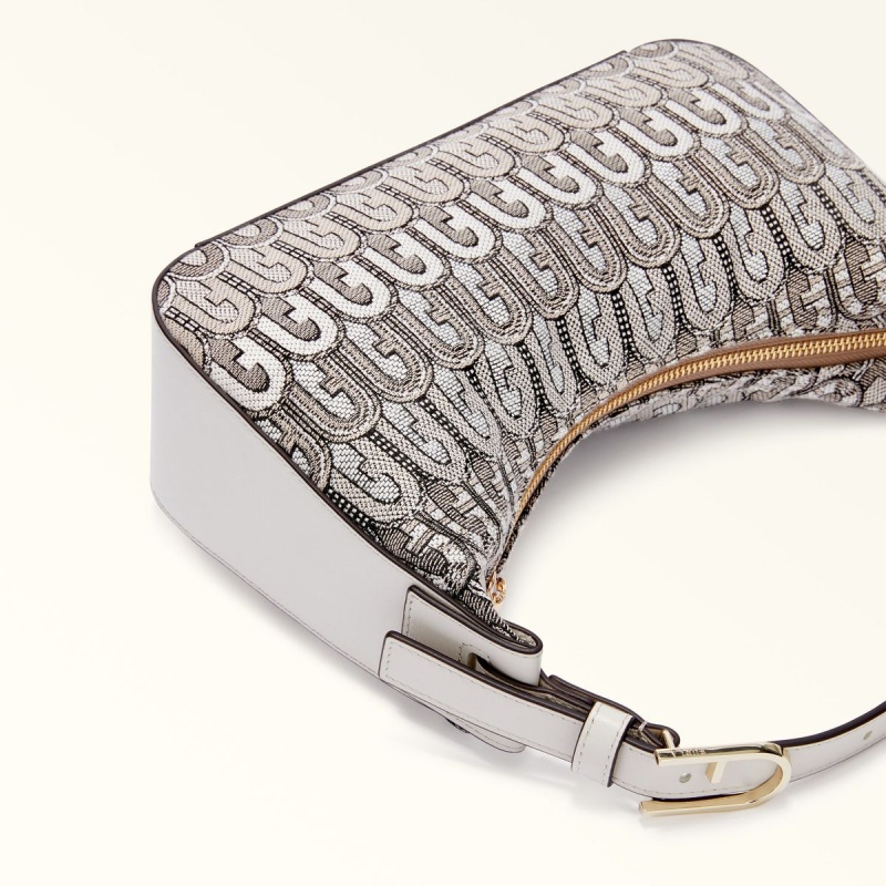 Borse A Tracolla Furla FLOW Donna Grigie | 3589-ZUGBL