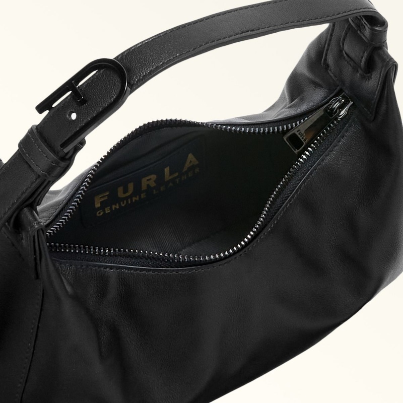 Borse A Tracolla Furla FLOW Donna Nere | 7043-QPLZT