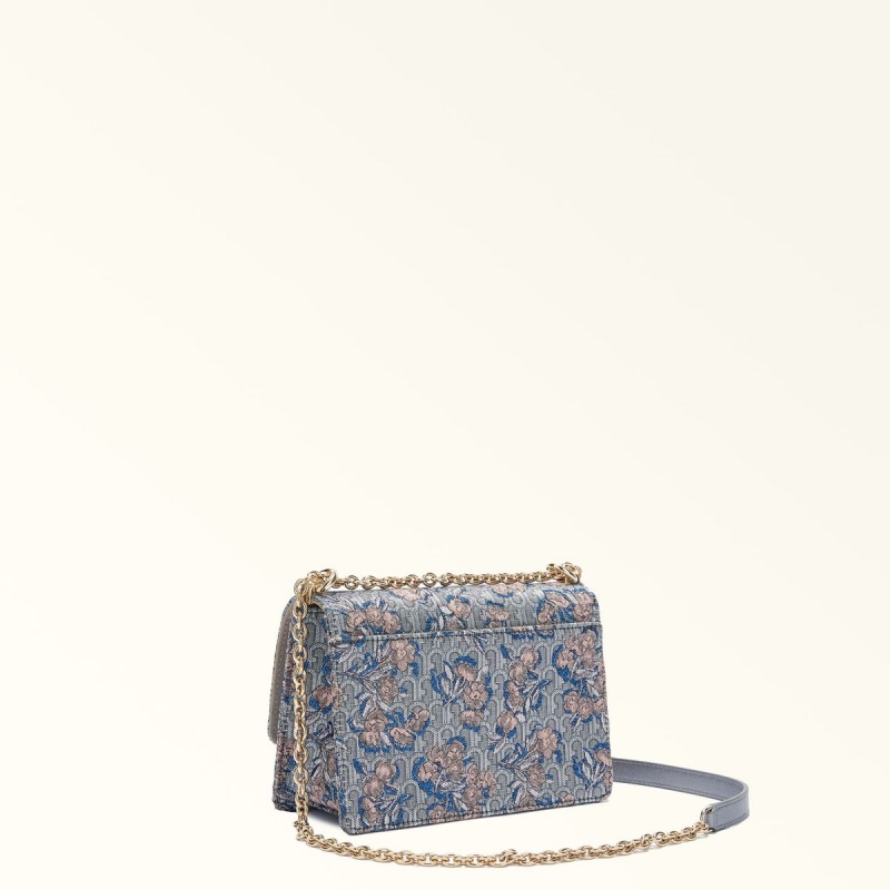 Borse Crossbody Furla 1927 Donna Argento | 4721-LPQUV