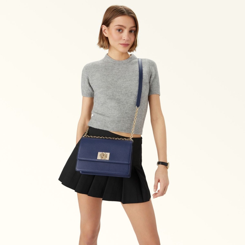 Borse Crossbody Furla 1927 Donna Blu Marino | 1672-TENJW