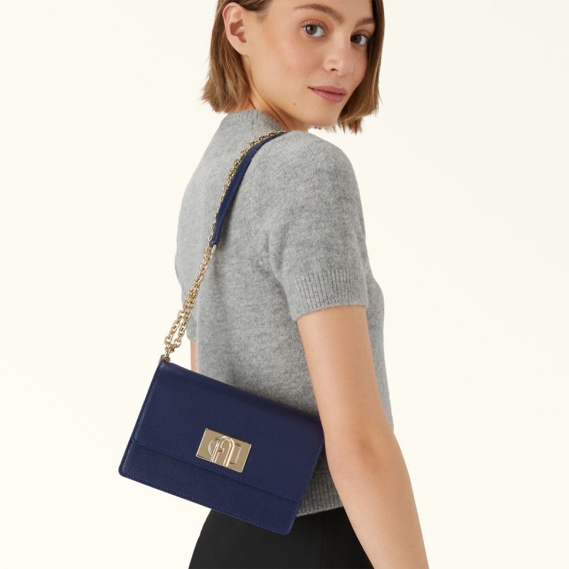 Borse Crossbody Furla 1927 Donna Blu Marino | 8217-XSEQG