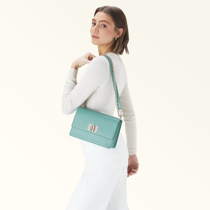 Borse Crossbody Furla 1927 Donna Menta | 8920-WCRAP