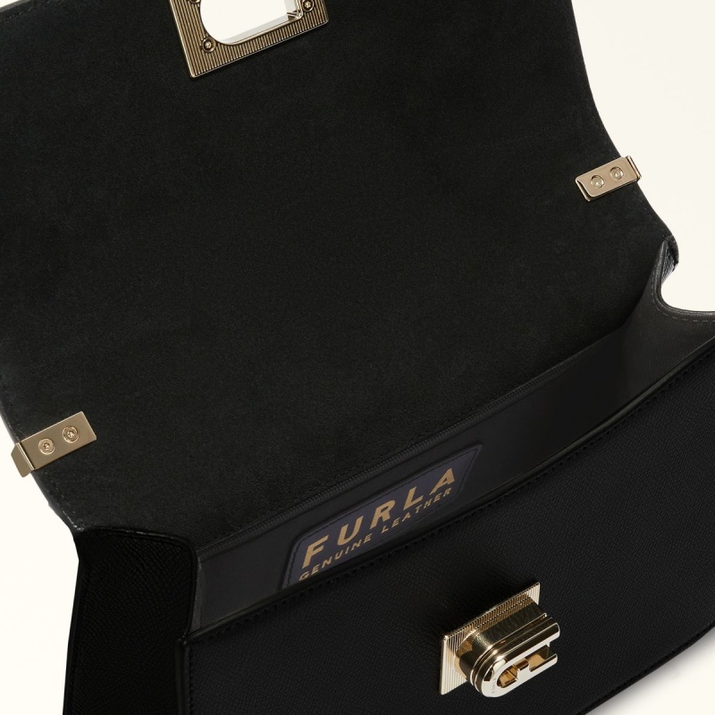 Borse Crossbody Furla 1927 Donna Nere | 5098-BZKIF