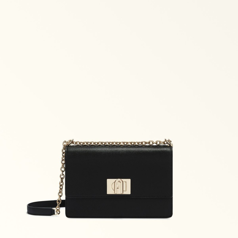 Borse Crossbody Furla 1927 Donna Nere | 5098-BZKIF