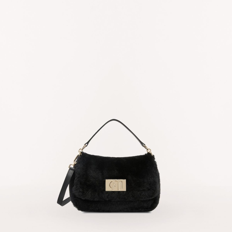 Borse Crossbody Furla 1927 SOFT Donna Nere | 0546-ELPQW