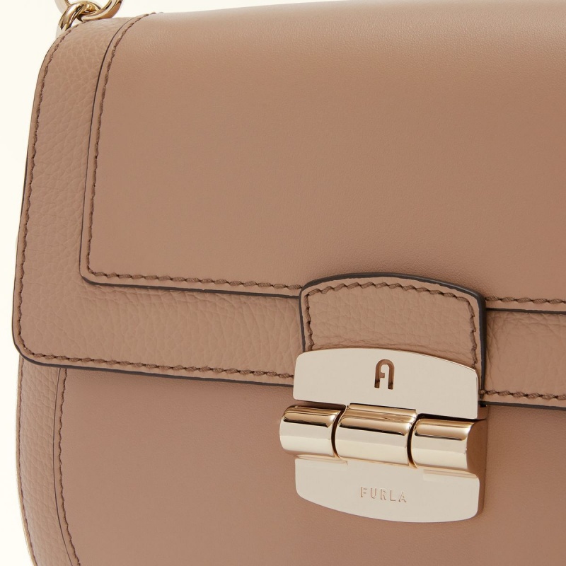 Borse Crossbody Furla CLUB 2 Donna Caffè | 8930-GVNLK