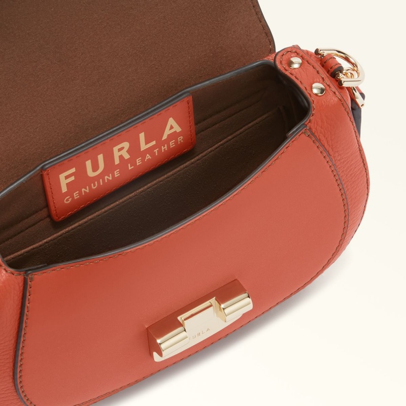 Borse Crossbody Furla CLUB 2 Donna Rosa | 5182-OAWJD