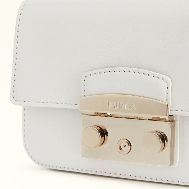 Borse Crossbody Furla METROPOLIS Donna Bianche | 0483-CGPUT