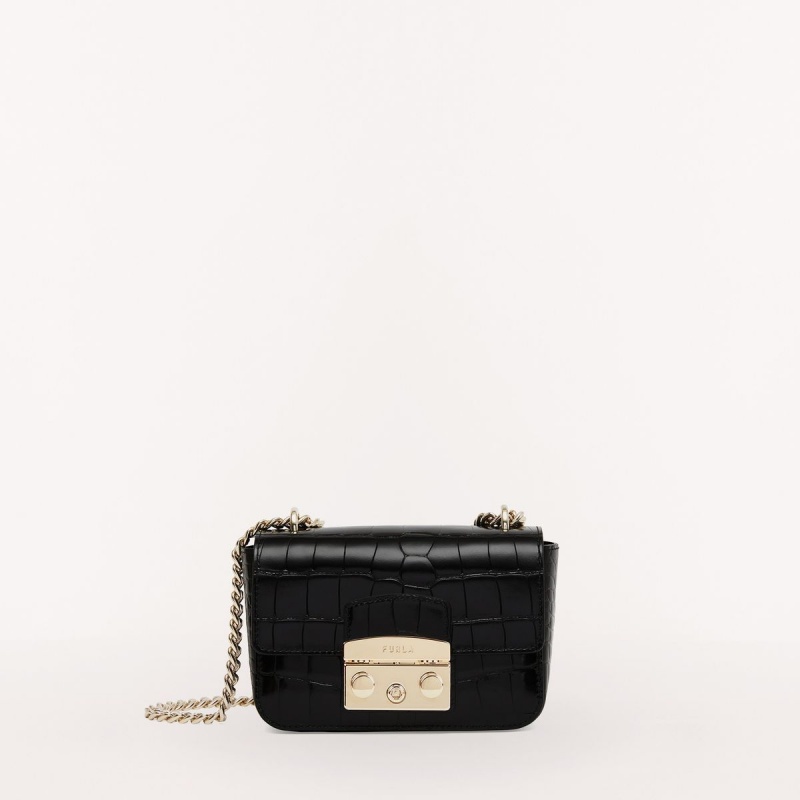 Borse Crossbody Furla METROPOLIS Donna Nere | 6725-ISOFU