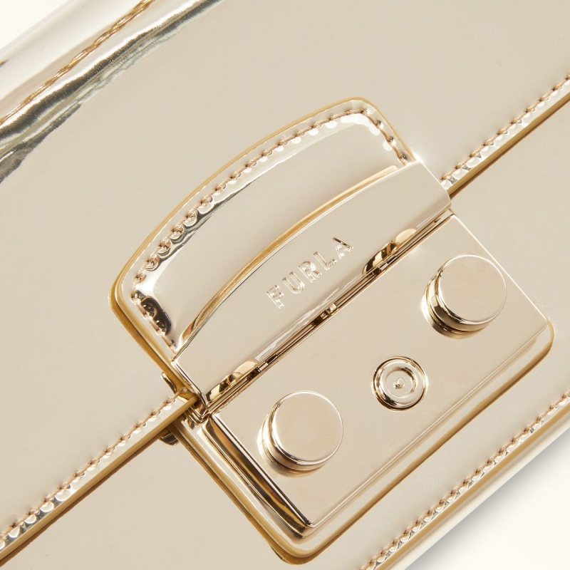 Borse Crossbody Furla METROPOLIS Donna Oro | 2068-QVWEY