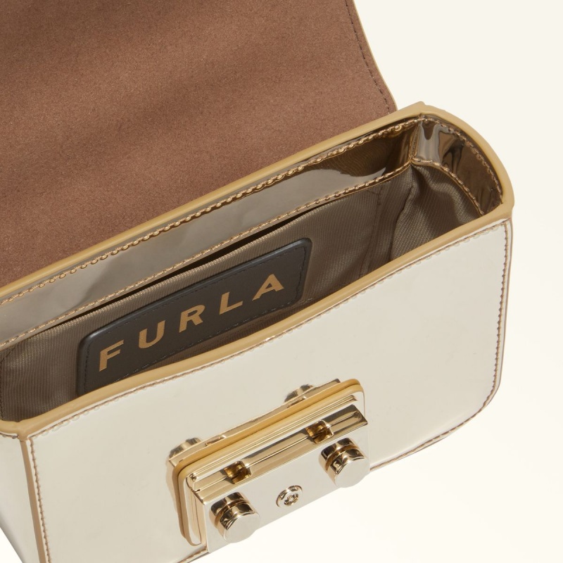 Borse Crossbody Furla METROPOLIS Donna Oro | 2068-QVWEY