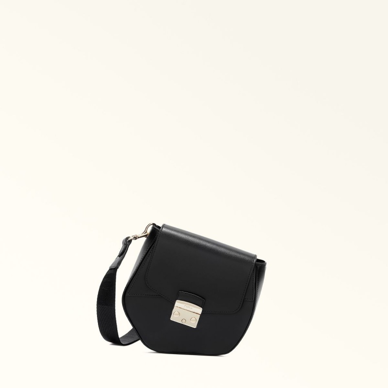 Borse Crossbody Furla METROPOLIS PRISMA Donna Nere | 7502-JSIEB