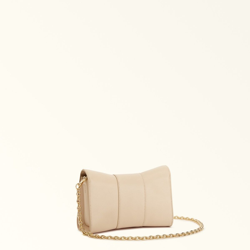 Borse Crossbody Furla METROPOLIS REMIX Donna Crema | 6891-VFCXU