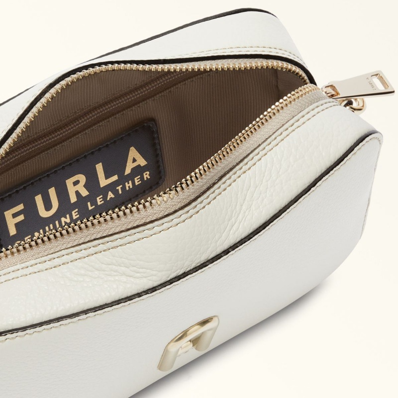 Borse Crossbody Furla PRIMULA Donna Bianche | 2135-NQLMF