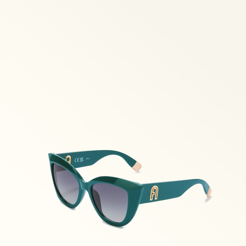 Occhiali da Sole Furla SUNGLASSES Donna Verdi | 1804-DTZEK