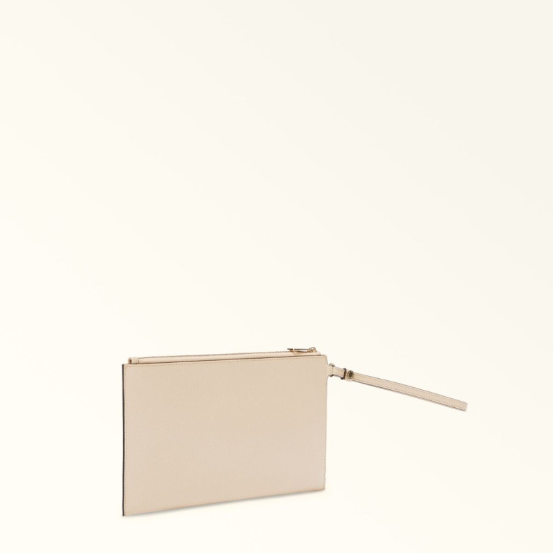 Pochette Furla CAMELIA Donna Crema | 5893-FQSTX