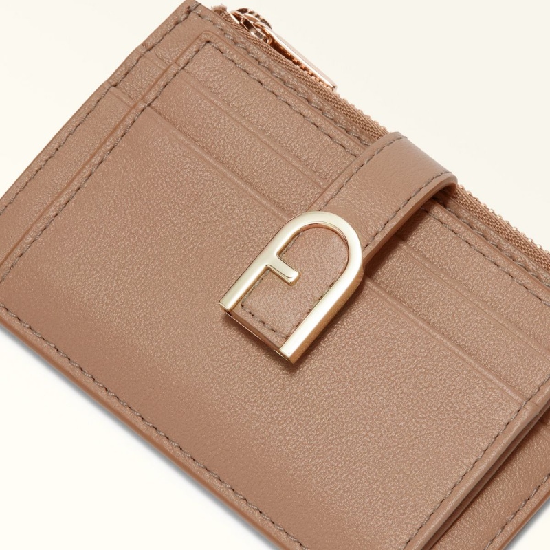 Porta-Carte Furla FLOW Donna Caffè | 2089-SJKAV