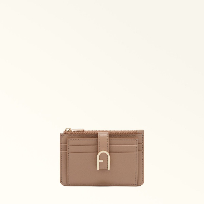 Porta-Carte Furla FLOW Donna Caffè | 2089-SJKAV