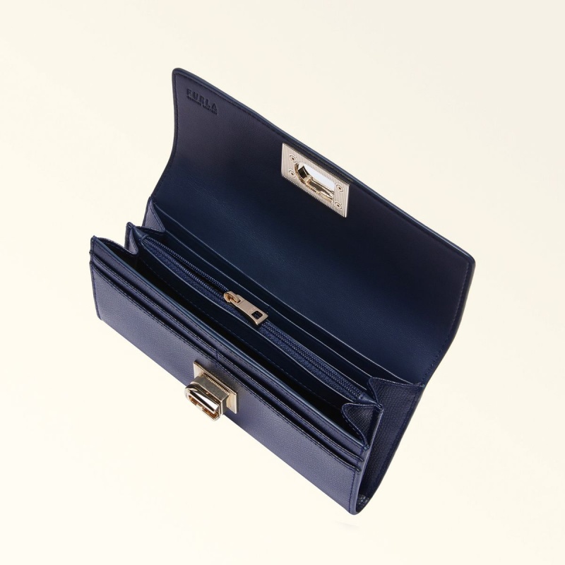 Portafogli Grandi Furla 1927 Donna Blu Marino | 2094-KPULN