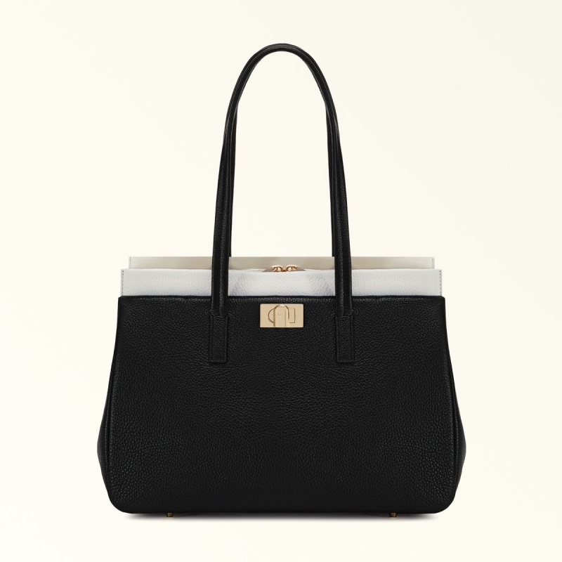 Totes Furla 1927 Donna Nere | 1486-LJDFH