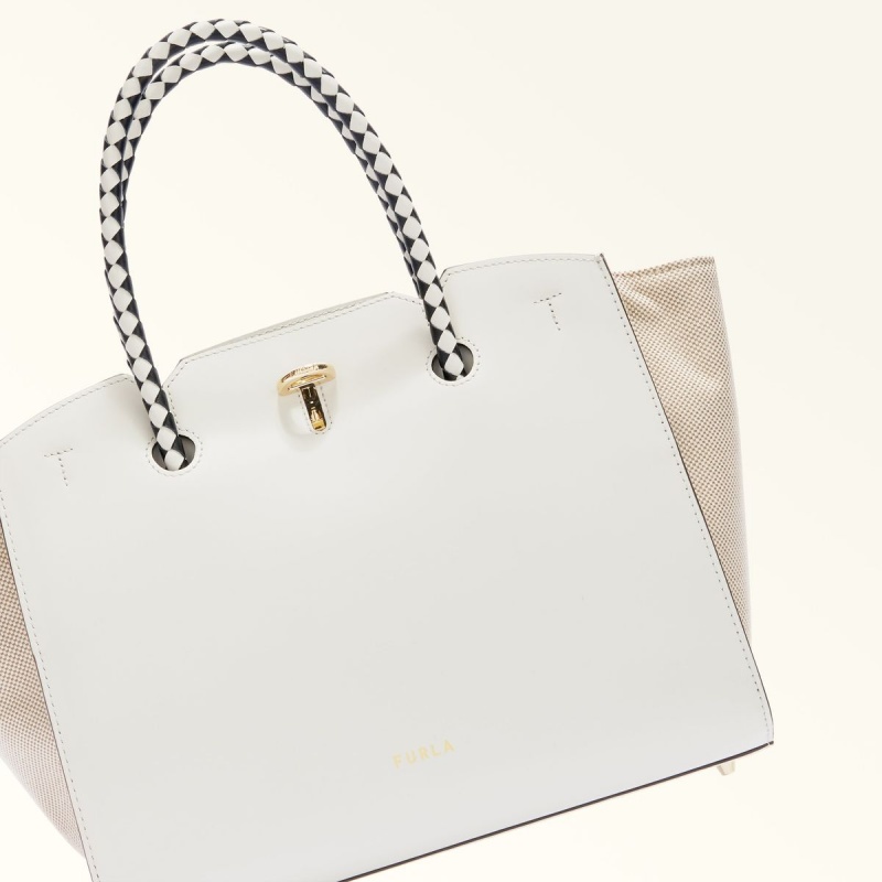 Totes Furla GENESI Donna Bianche | 4519-XAIHJ