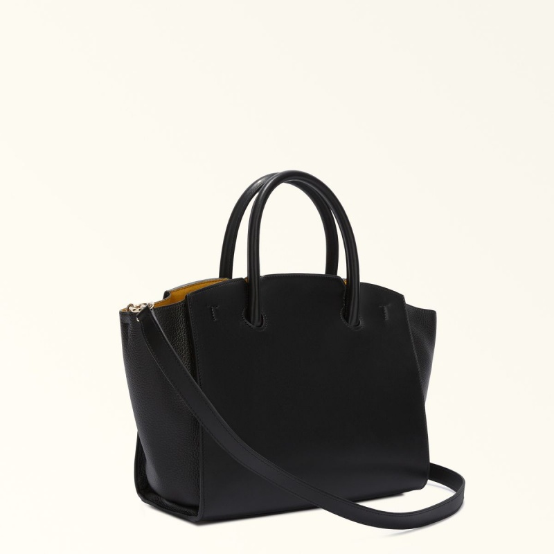 Totes Furla GENESI Donna Nere | 4037-QHIPX