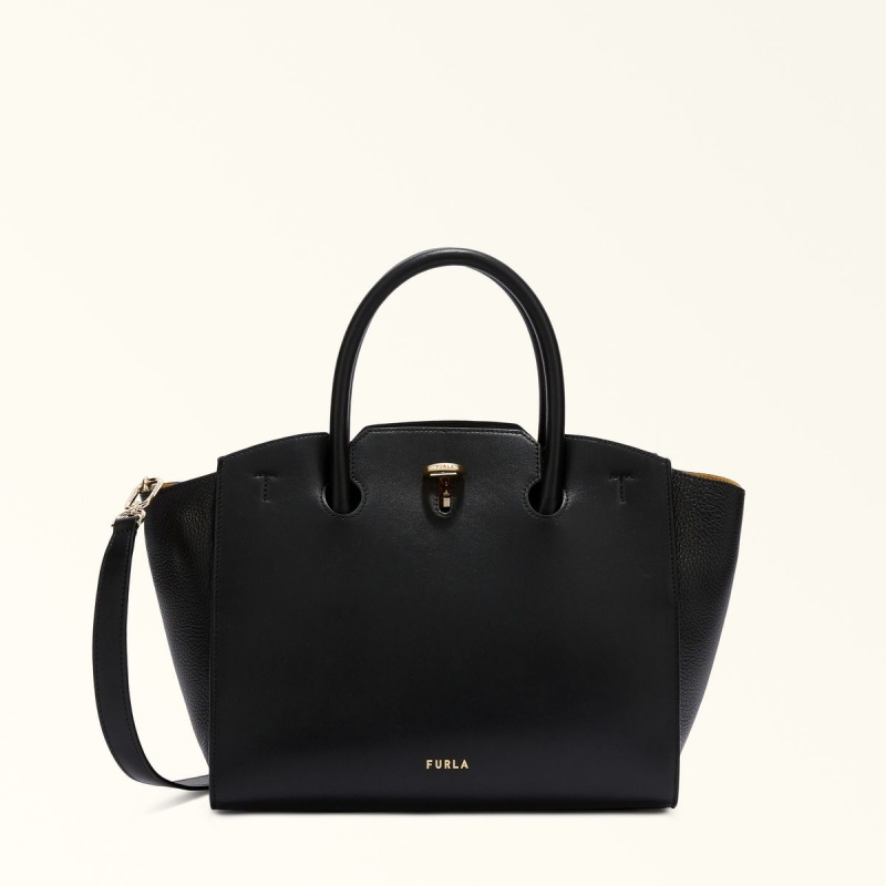 Totes Furla GENESI Donna Nere | 4037-QHIPX