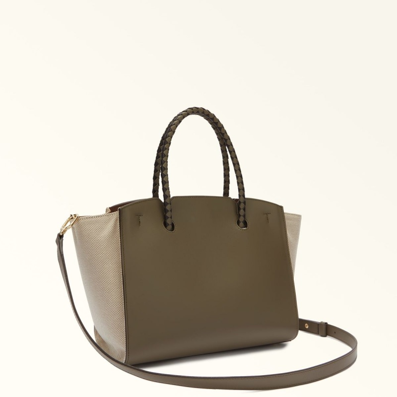 Totes Furla GENESI Donna Verde Oliva | 5983-OTELK