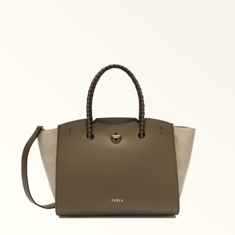 Totes Furla GENESI Donna Verde Oliva | 5983-OTELK