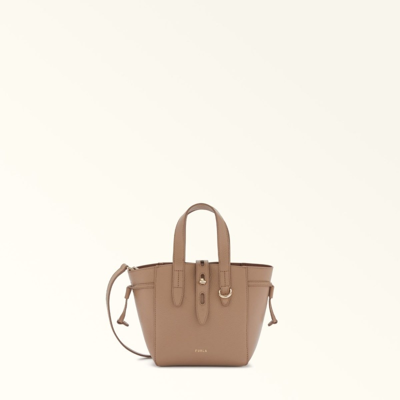 Totes Furla NET Donna Caffè | 8904-NTAUY