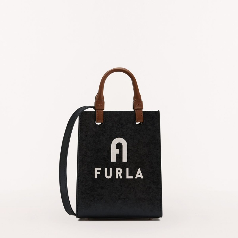 Totes Furla VARSITY STYLE Donna Nere | 5478-LOBZI